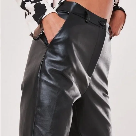 Faux leather pants - Picture 3 of 4
